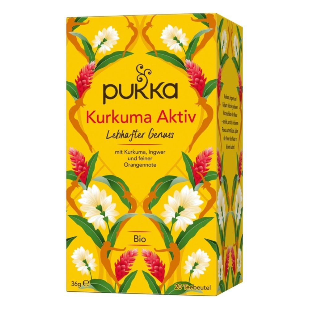 PUKKA Kurkuma Aktiv Tee Bio Beutel 20 Stück