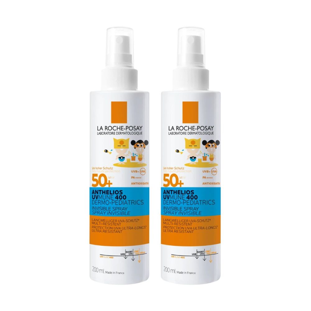 La Roche Posay Anthelios Dermo-Pediatrics Invisible Spray LSF 50+ 2x 200 ml