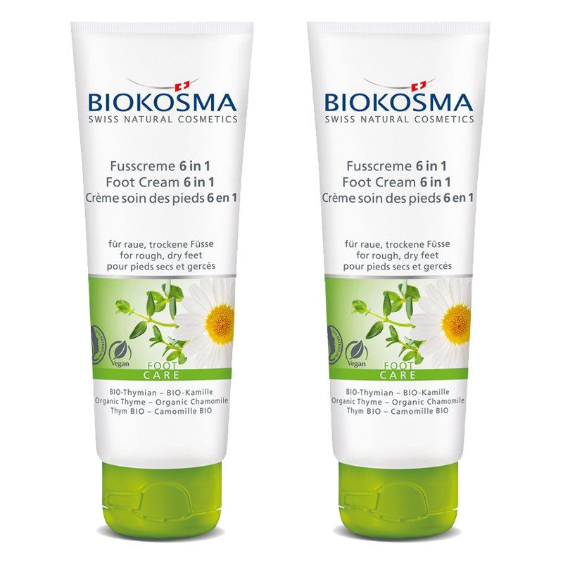BIOKOSMA Fusscreme 6 in 1 Tube 75 ml Duo