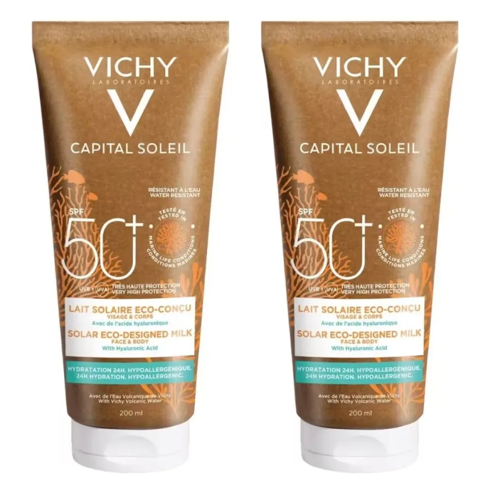 Vichy Capital Soleil Öko Milch LSF50 2x 200 ml