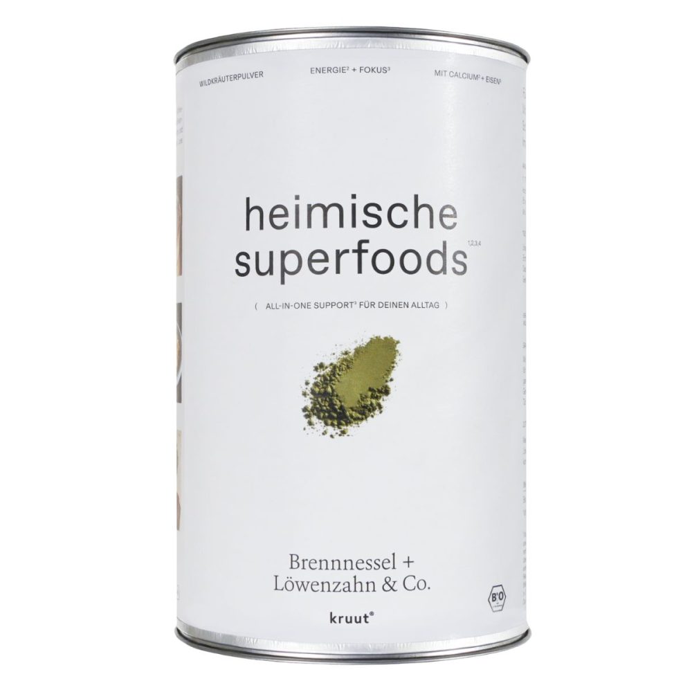 kruut Wildkräuterpulver heimisches Superfood 390 g