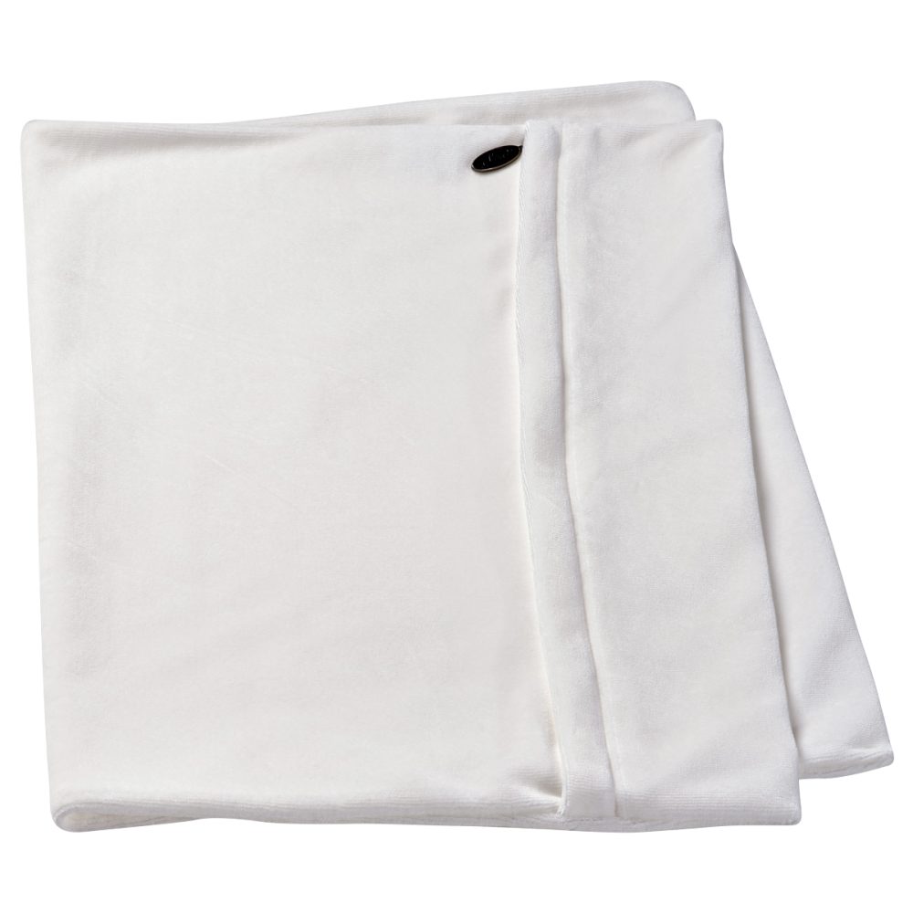Elsa Überzug Supreme / Flockenkissen 40x60 cm Velours weiss
