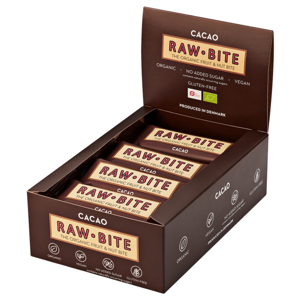 Raw Bite Rohkostriegel Kakao 12x 50 g