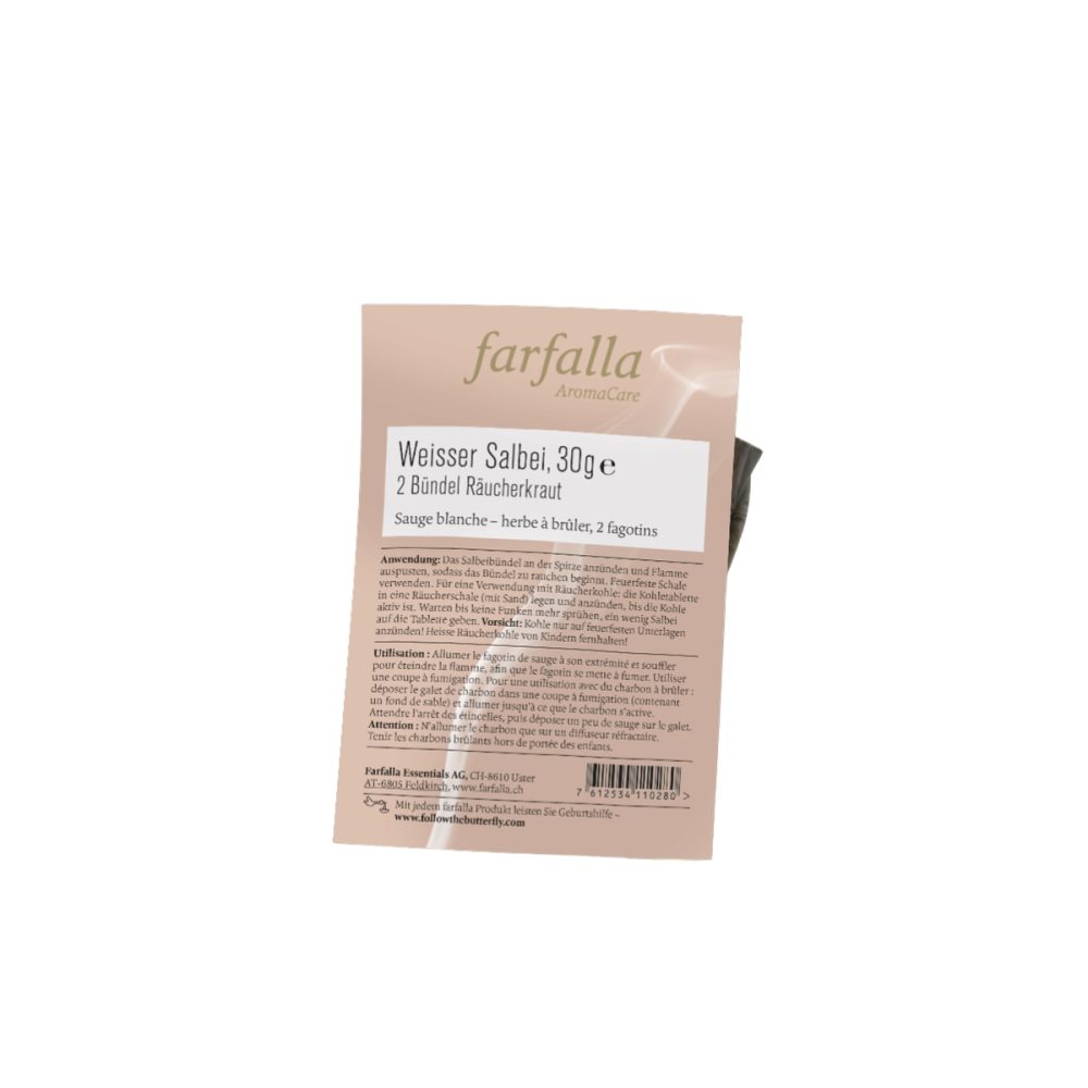 Farfalla Räucherung Weisser Salbei Bündel à 15 g