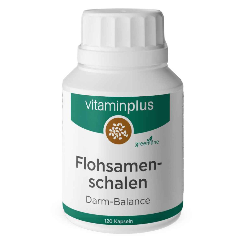 Vitaminplus Flohsamenschalen Kapseln 120 Stück