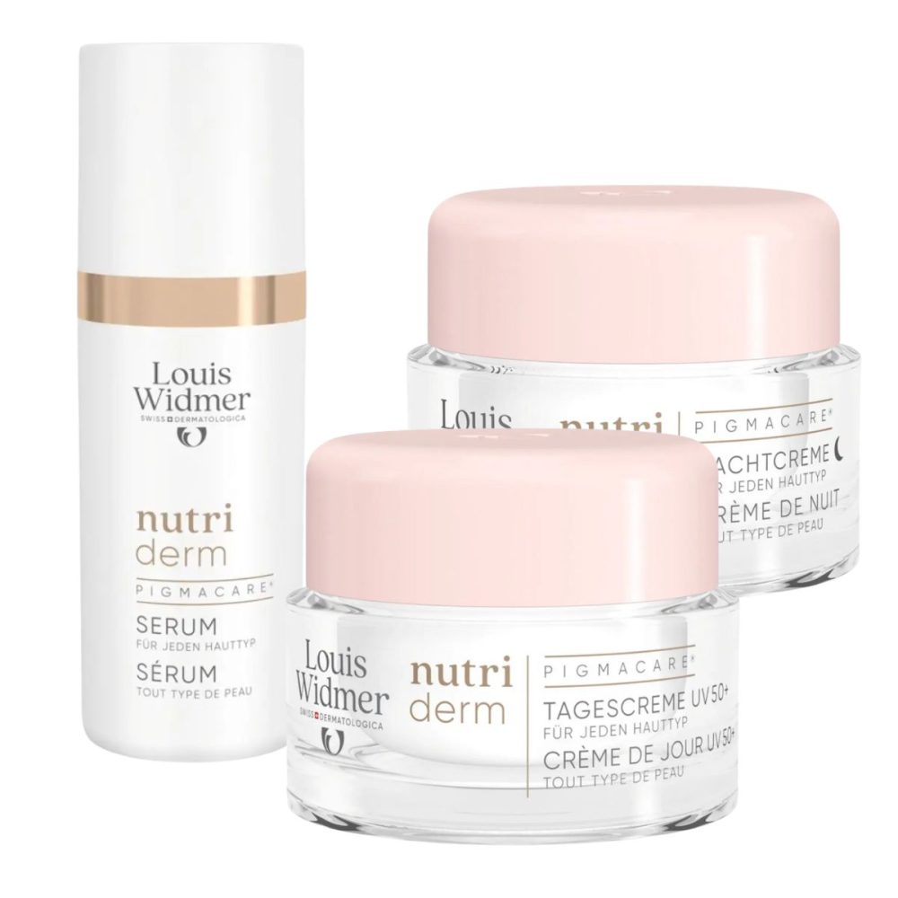 Louis Widmer Nutriderm Pigmacare Pflegeset ohne Parfum