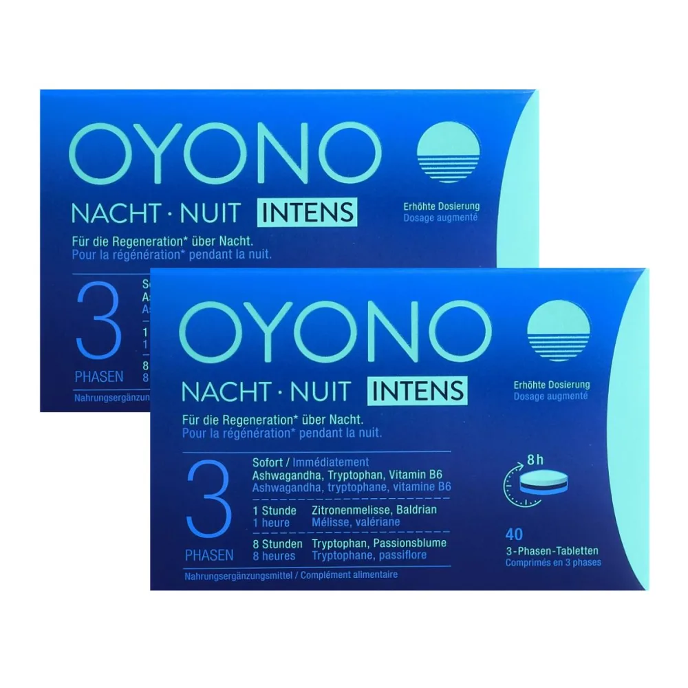 Oyono Nacht N Intens Tabletten Duo 2 x 40 Stück
