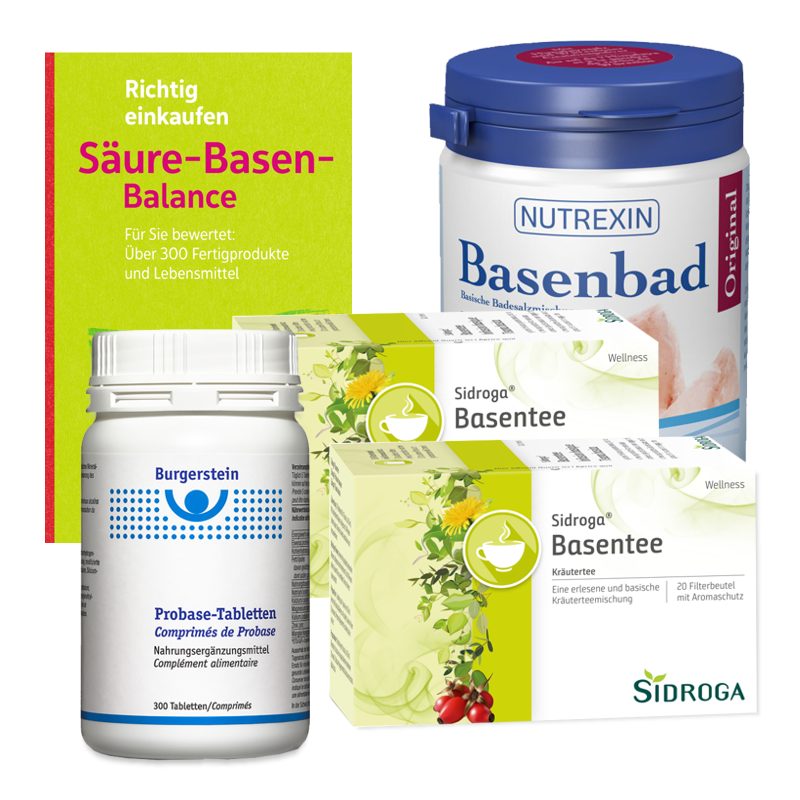 SÄURE-BASEN Balance Kurpackung mit Basentabletten
