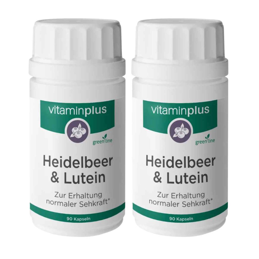 Vitaminplus Heidelbeer und Lutein Kapseln 2x 90 Stück