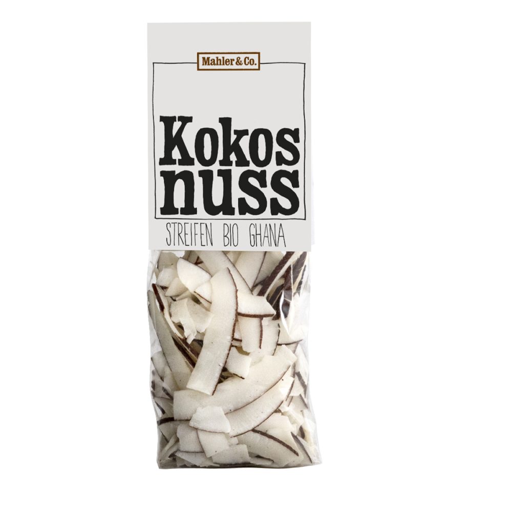 Mahler Bio Kokosnuss Streifen 120 g
