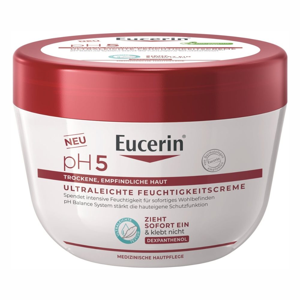 Eucerin - pH5 Ultraleichte Feuchtigkeitscreme, 350 ml
