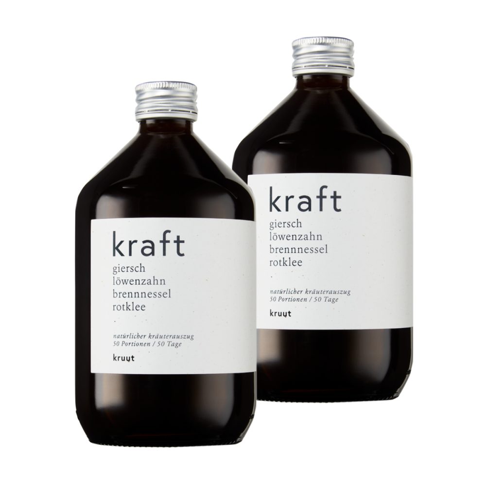 kruut Wildkräuterauszug Kraft 2 x 500 ml