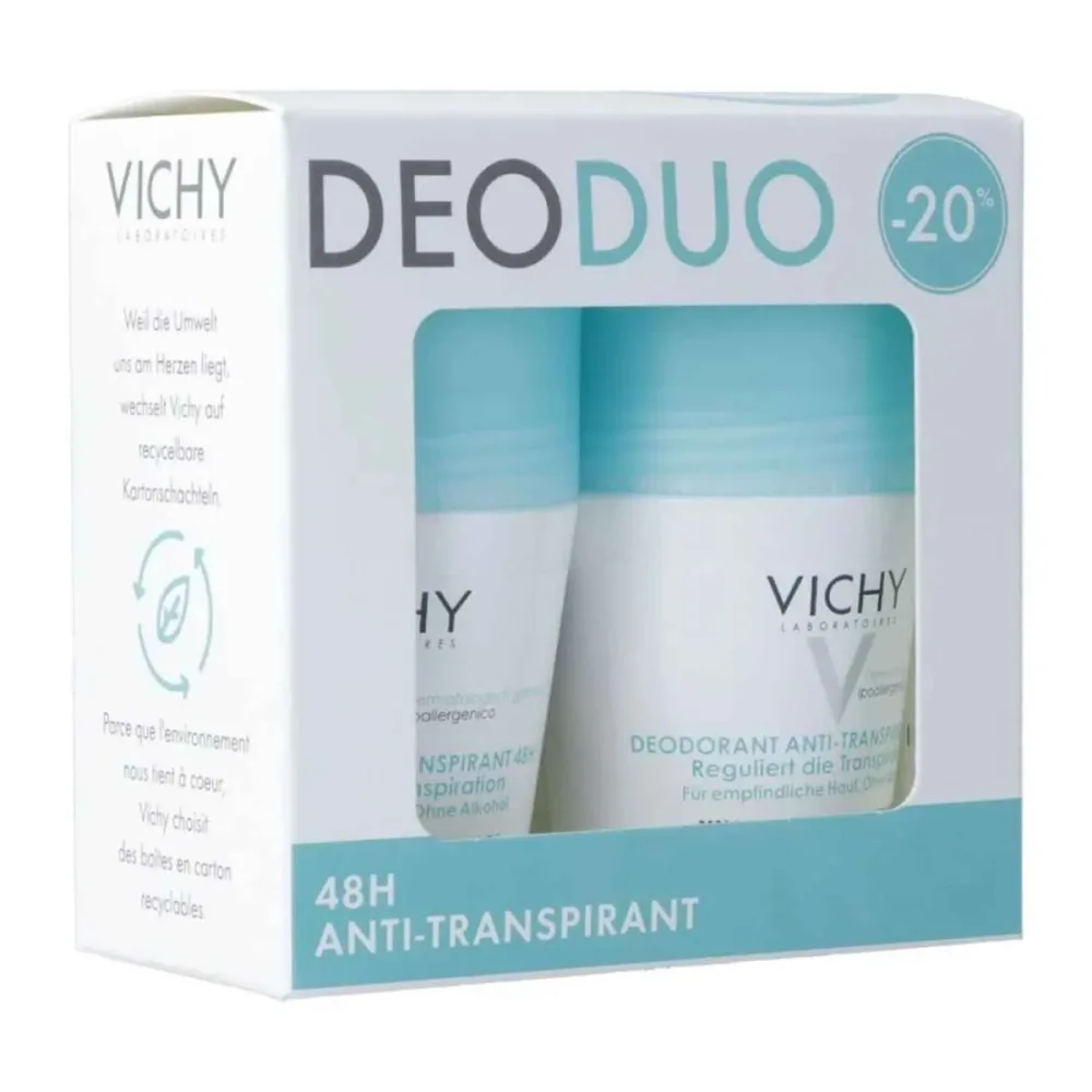 Vichy Deo Anti-Transpirant Roll-on 2x 50 ml