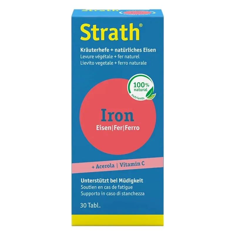 Strath Iron natürliches Eisen + Kräuterhefe (60 Stk)