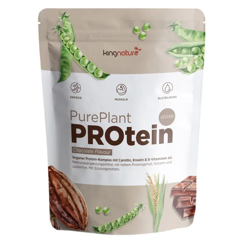 Kingnature PurePlant Protein Pulver 500 g