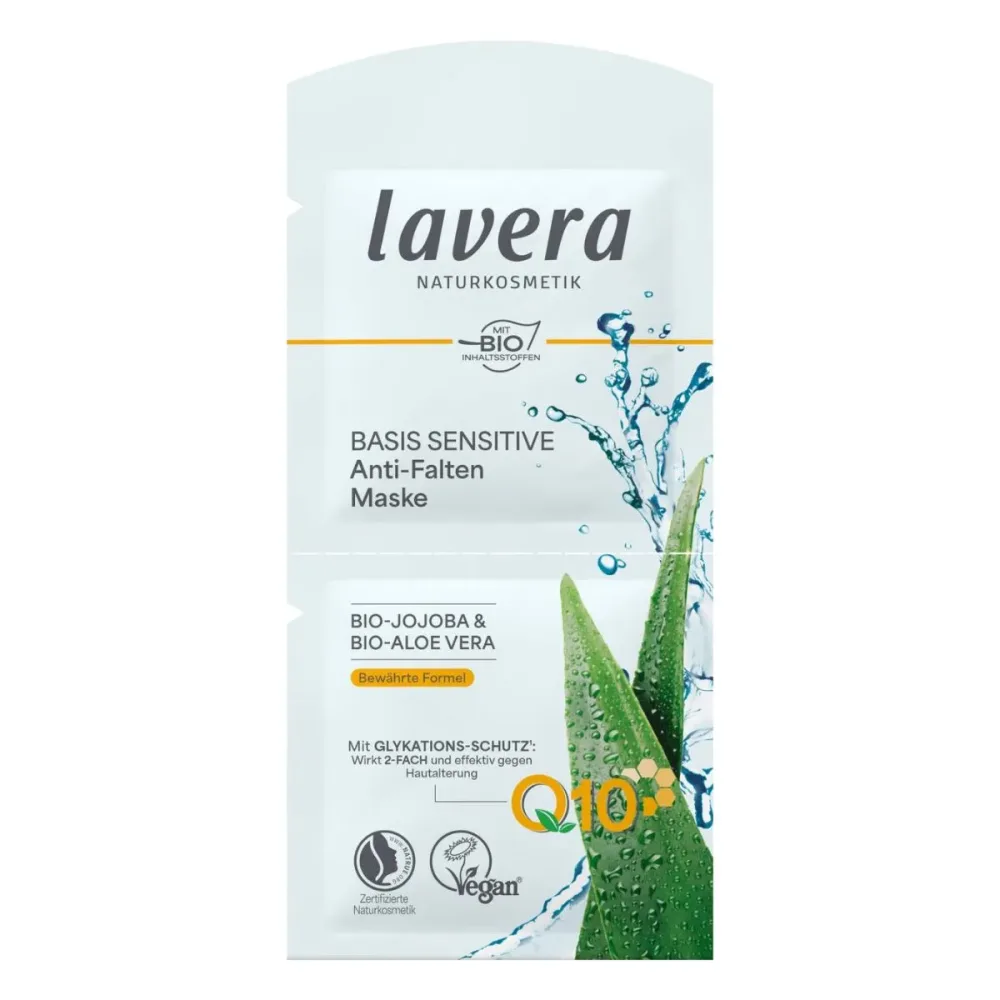 Lavera Anti-Falten Maske Q10 basis sensitiv 2 x 5 ml
