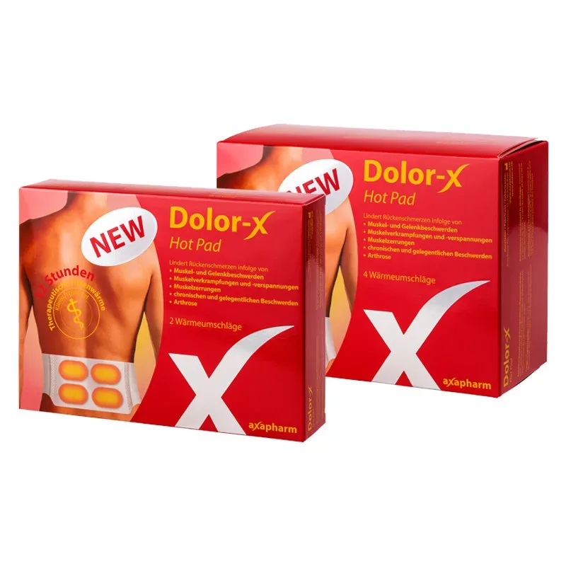 DOLOR-X Hot Pad Wärmeumschläge 4 Stück
