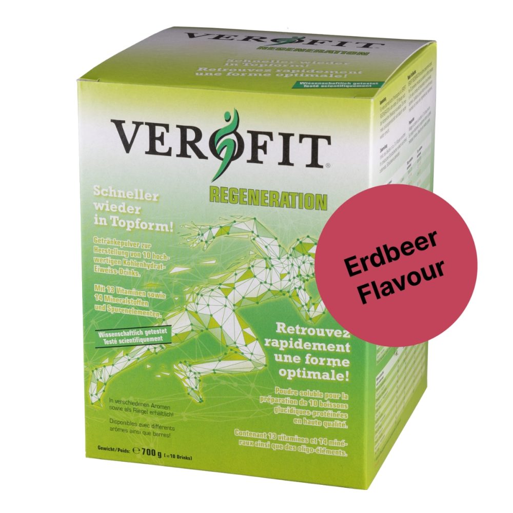 VEROFIT Regeneration Erdbeer 10 Beutel à 70 g
