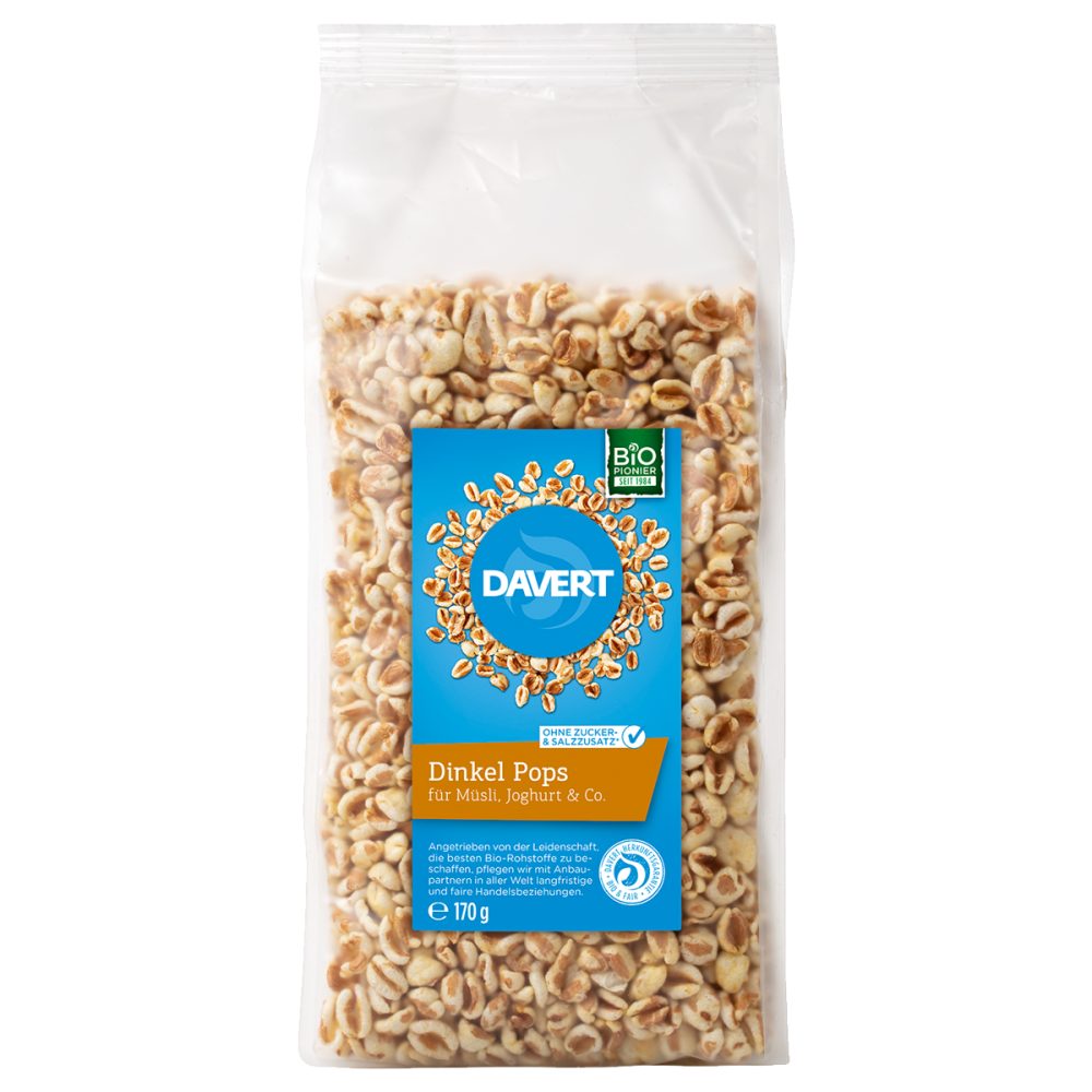 Davert Dinkel Pops 170 g