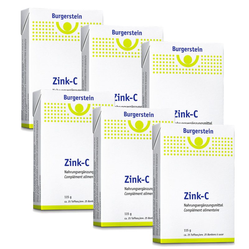 Burgerstein Zink-C Toffees 6x 25 Toffees