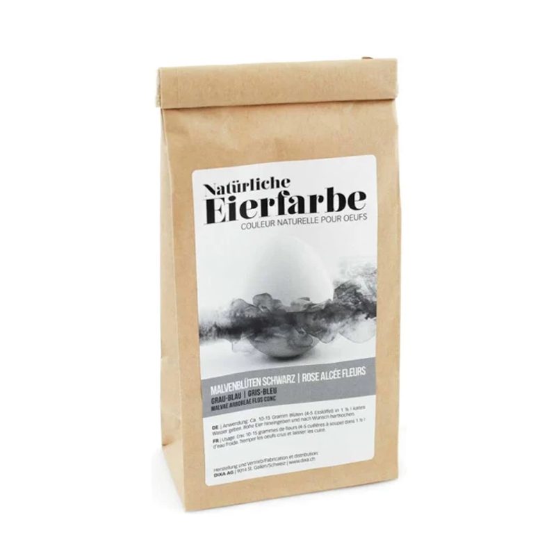 DIXA Eierfarbe Malvenblüten schwarz geschnitten 15g