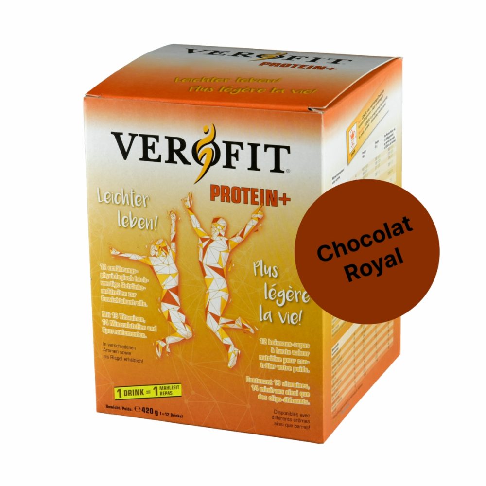VEROFIT Protein+ Pulver Chocolate Royal 12 Beutel 35 g