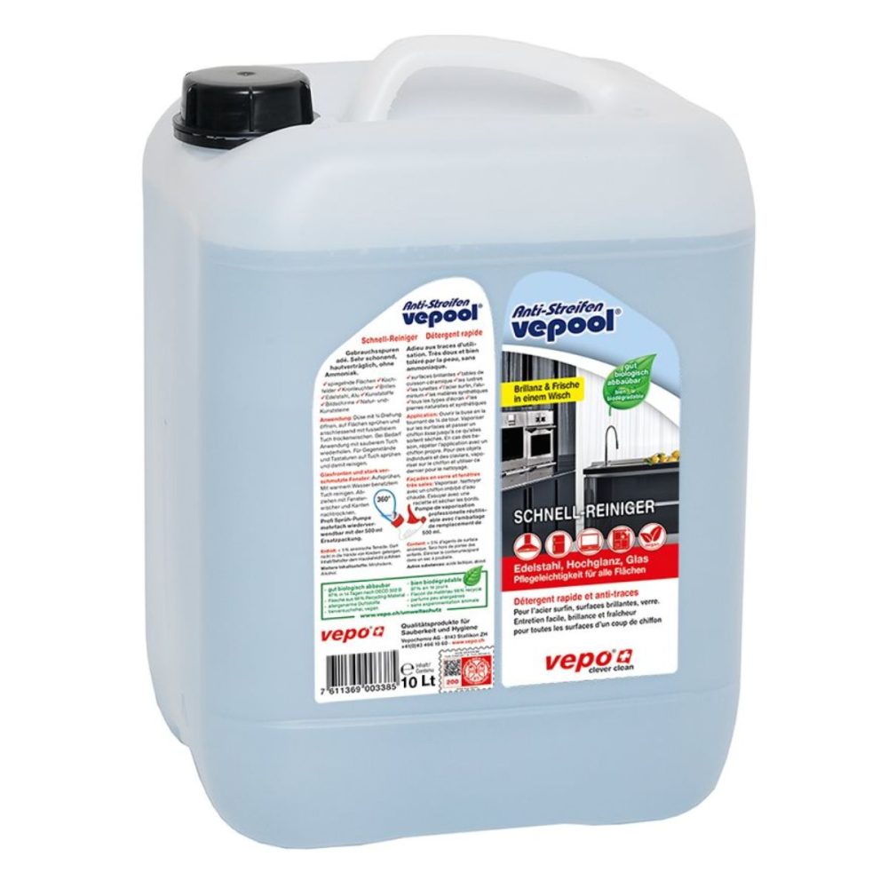 Vepool Anti-Streifen Schnell-Reiniger 10 L
