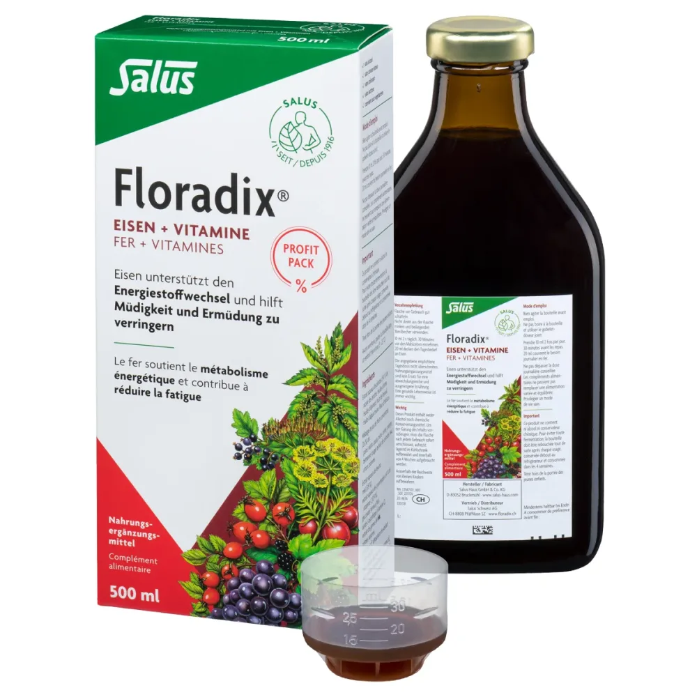 Floradix Eisen + Vitamine Profit Pack (500ml)