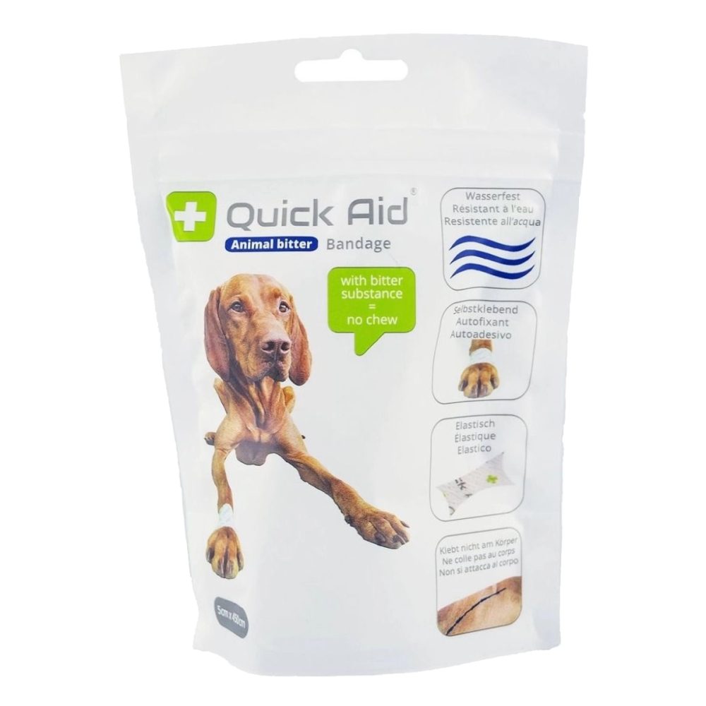 QUICK AID Animal Bitter Bandage 5x450 cm