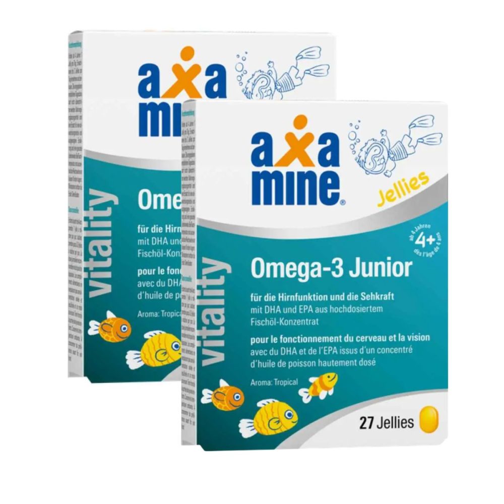 Axamine vitality Omega-3 Junior 2x 27 Jellies