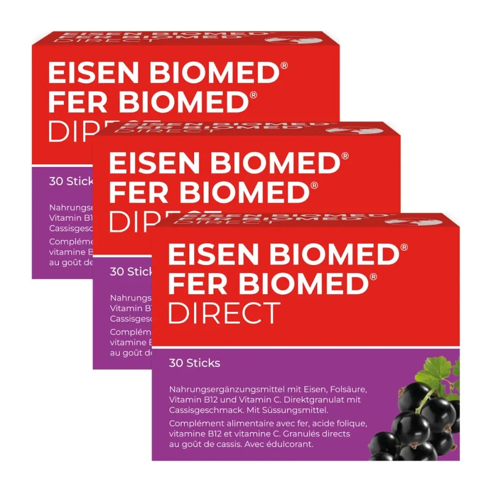EISEN BIOMED direct Granulat Sticks 3x 30 Stück