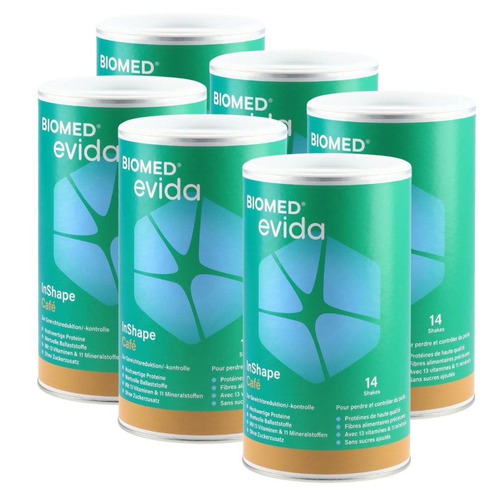 Biomed Evida Inshape Pulver Café 6x 420 g