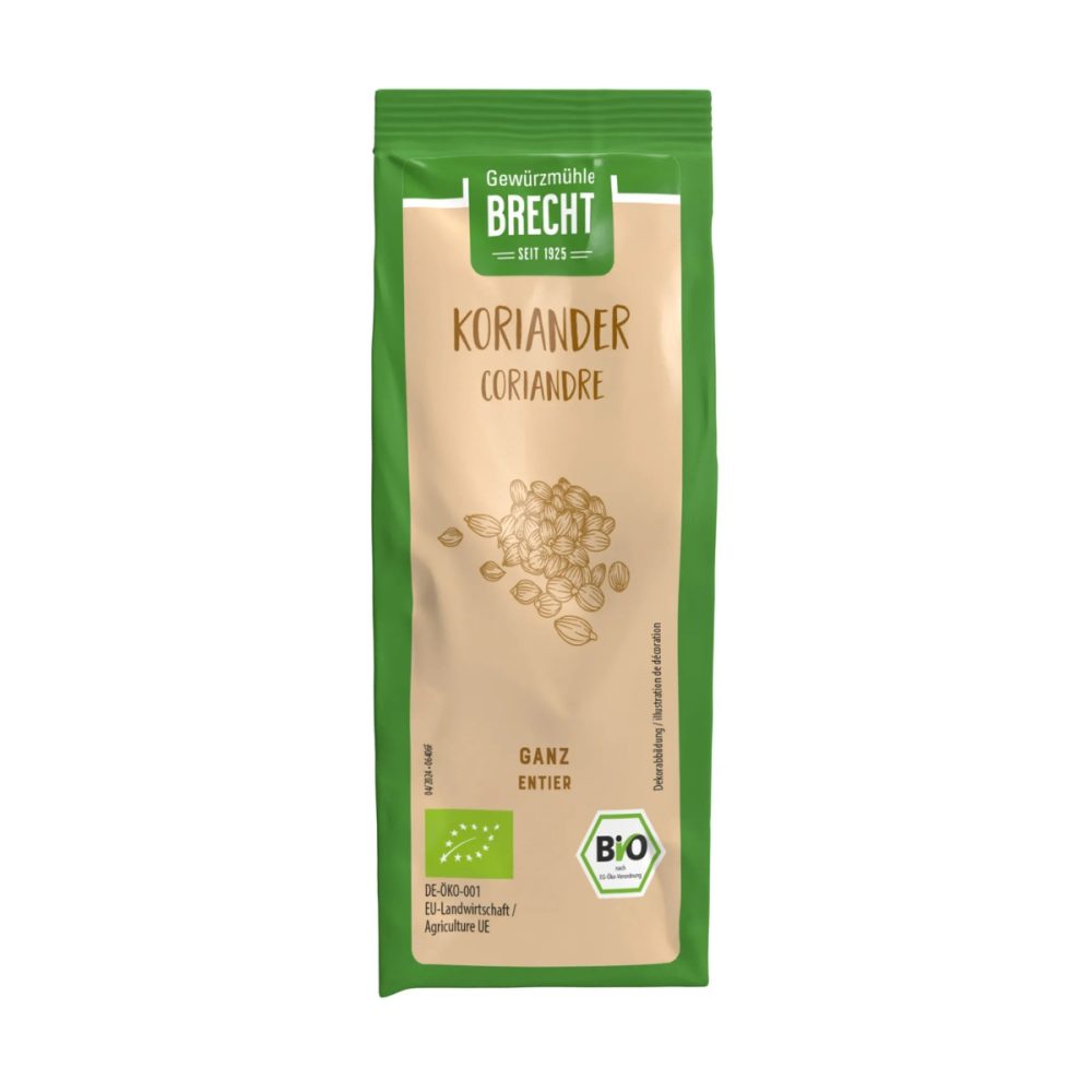 Brecht Koriander ganz Bio Beutel 40 g