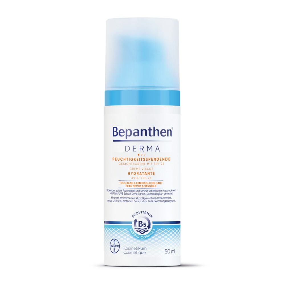 Bepanthol DERMA Feuchtigkeitsspendende Gesichtscreme mit LSF 25 (50ml)