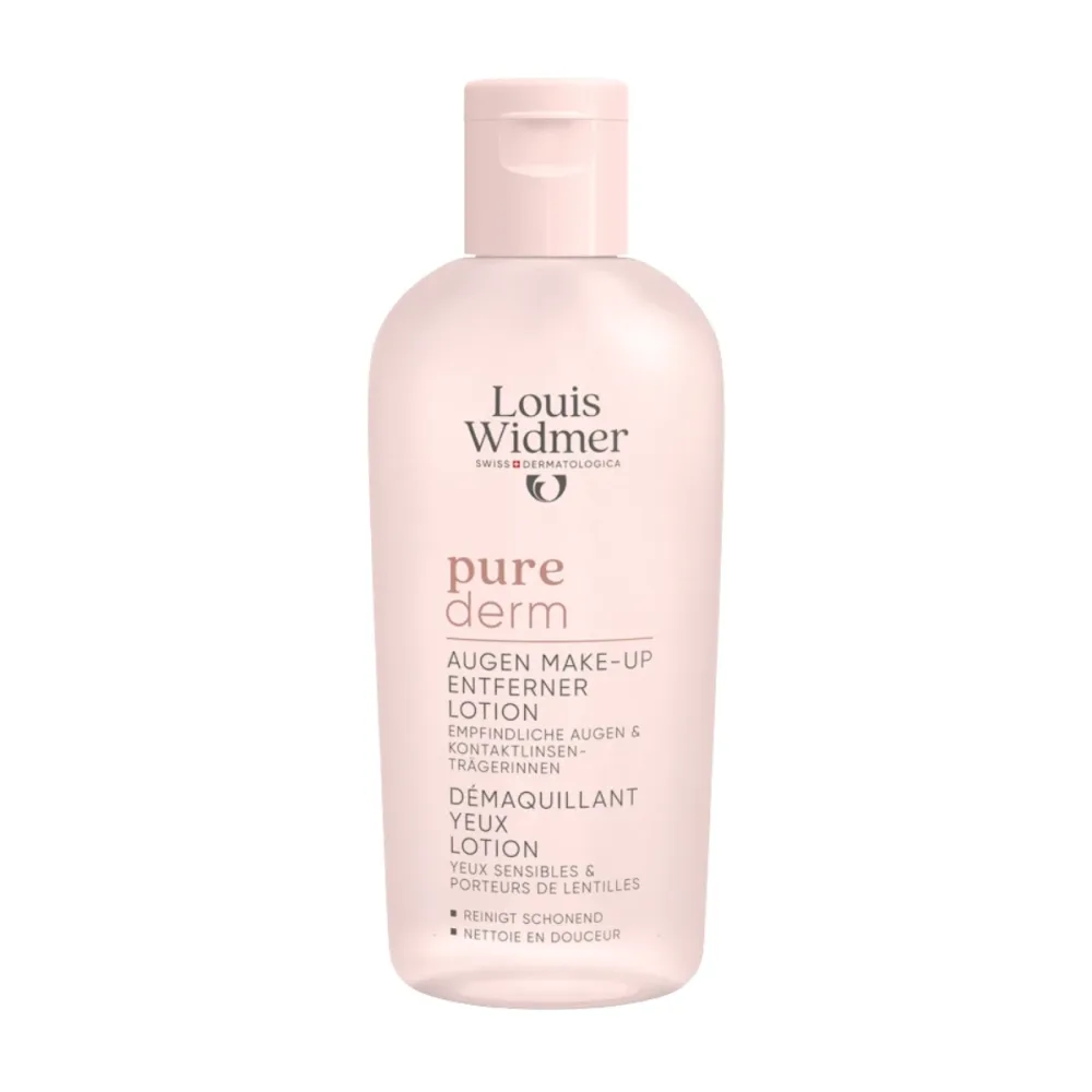 Louis Widmer purederm Augen-Make-up-Entferner Lotion unparfümiert