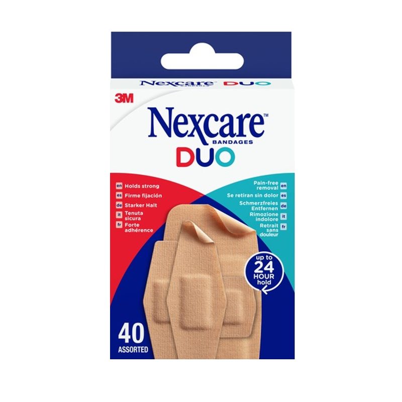 3M NEXCARE Pflaster Duo assortiert 40 Stück
