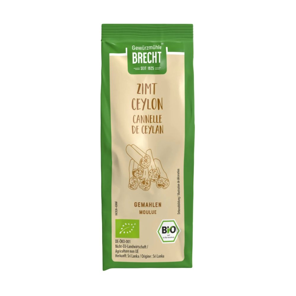 Brecht Zimt Ceylon gemahlen Bio Beutel 45 g