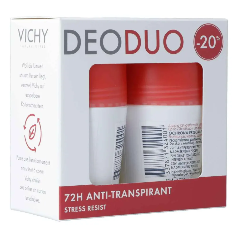 Vichy Deo Stress Resist Roll-on 2x 50 ml