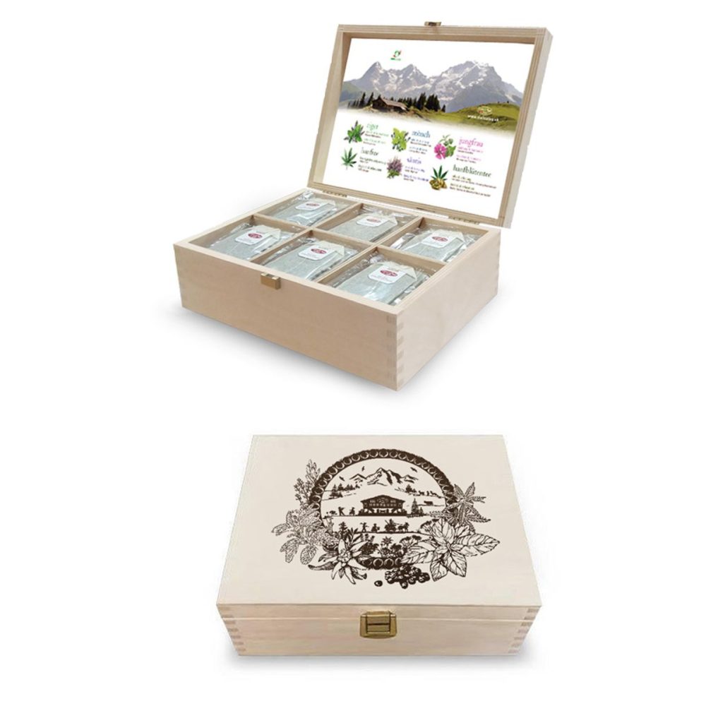 Swisstea Teebox Exklusiv mit Hanf