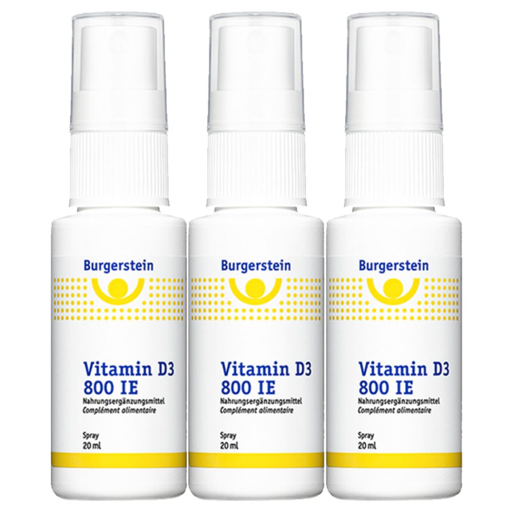 Burgerstein Vitamin D3 800 IE Spray 3x 20