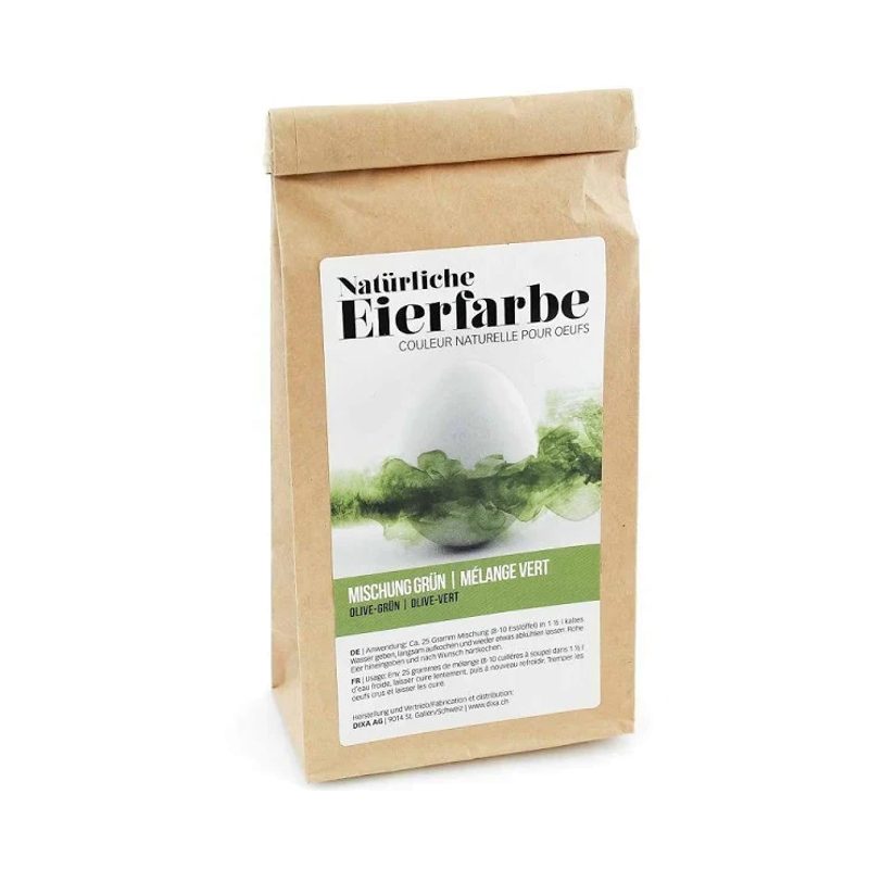 DIXA Eierfarbe Mischung grün geschnitten 25g