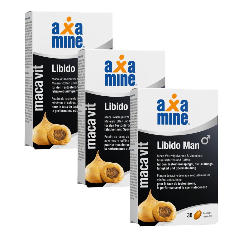 Axamine macaVit Libido Man 3x 30 Kapseln
