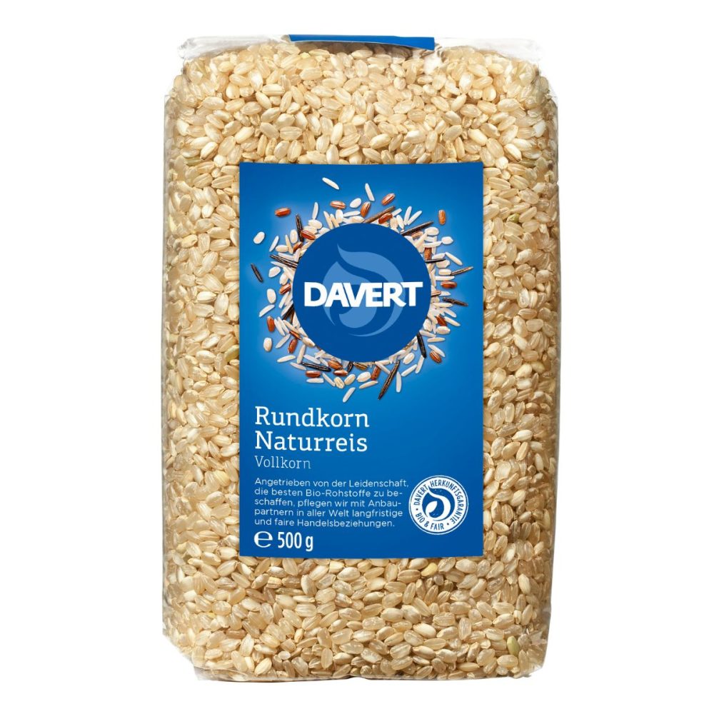 Davert Rundkorn Naturreis 500 g