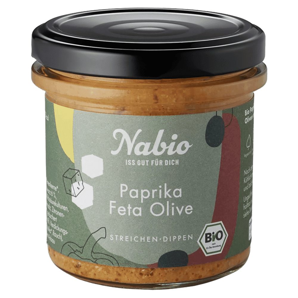 Nabio Aufstrich Paprika Feta Olive 135 g