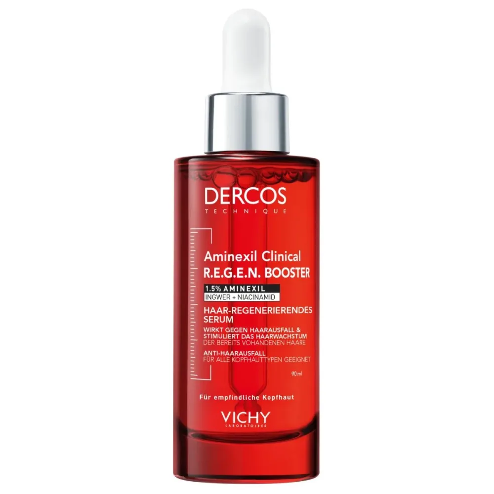 VICHY - DERCOS Aminexil Clinical R.E.G.E.N. Booster Serum mit 1,5 % Aminexil bei Haarverlust, 90 ml