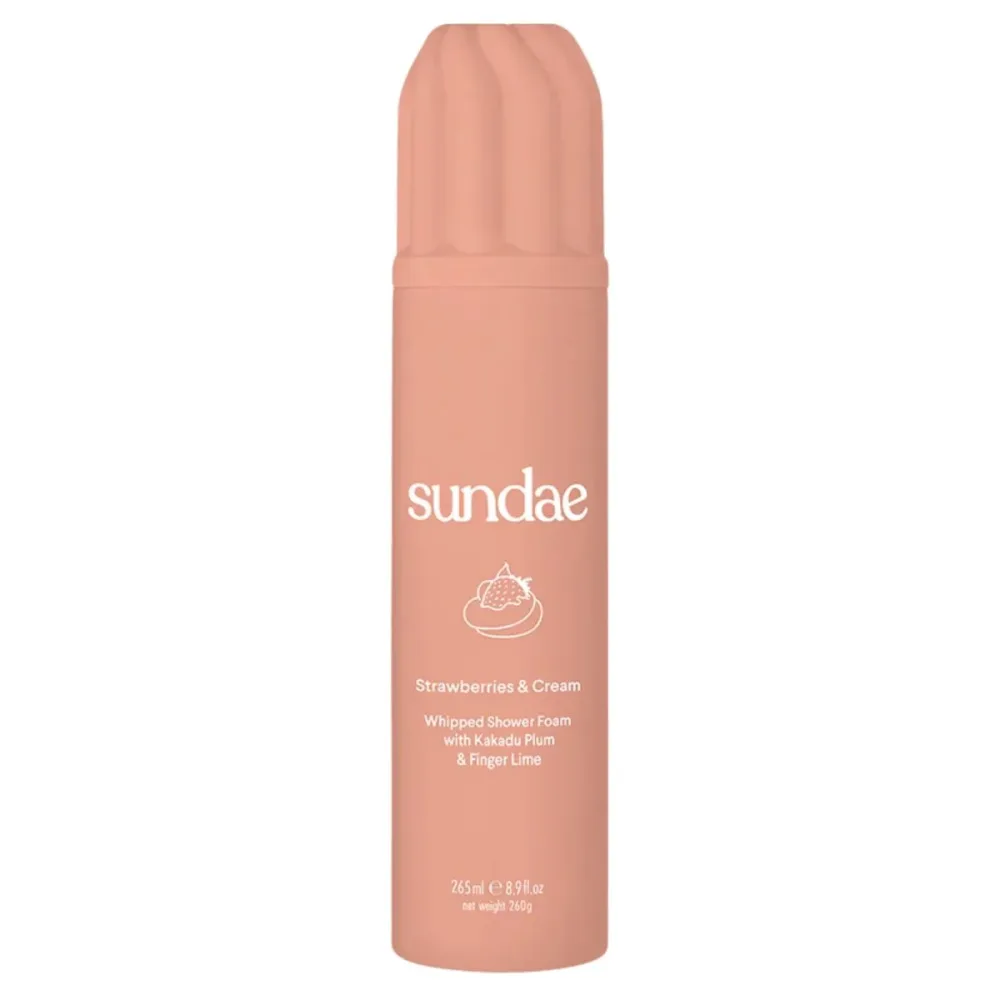 Sundae Whipped Body Shower Foam Strawberries & Cream 265 ml