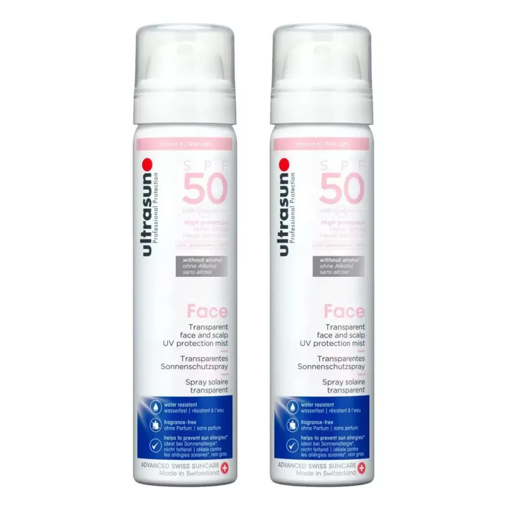 Ultrasun Face & Scalp UV Protection Mist SPF 50 2x 75 ml