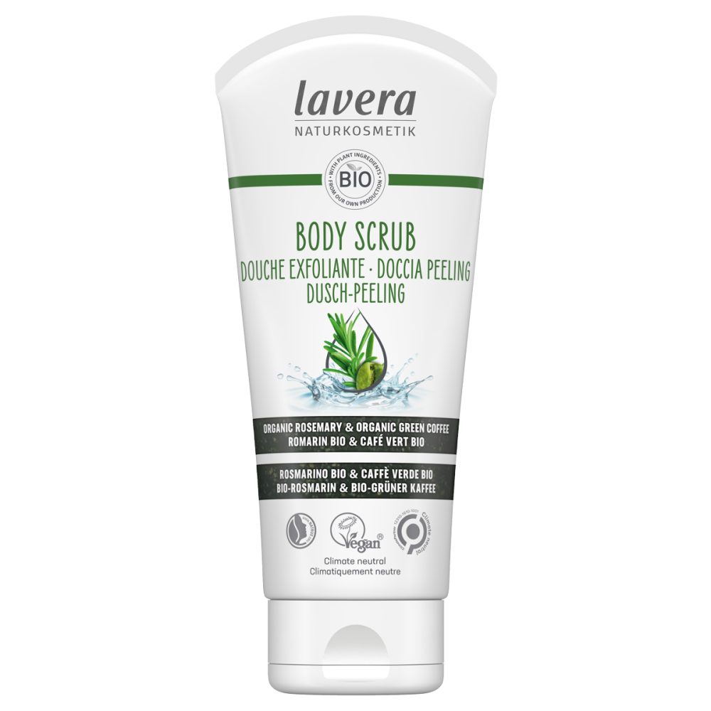 Lavera Dusch-Peeling Bio Rosmarin & Bio Grüner Kaffee (200ml)
