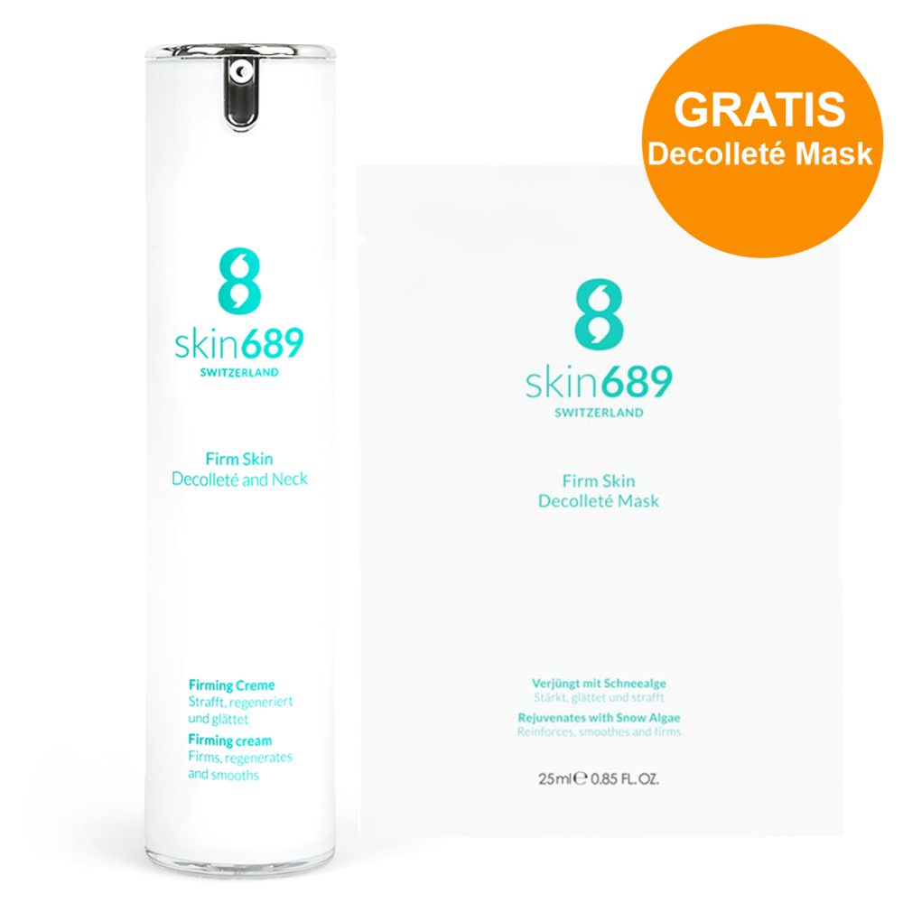 Skin689 Firm Skin Decolleté and Neck Creme 50 ml + gratis Decolleté Mask