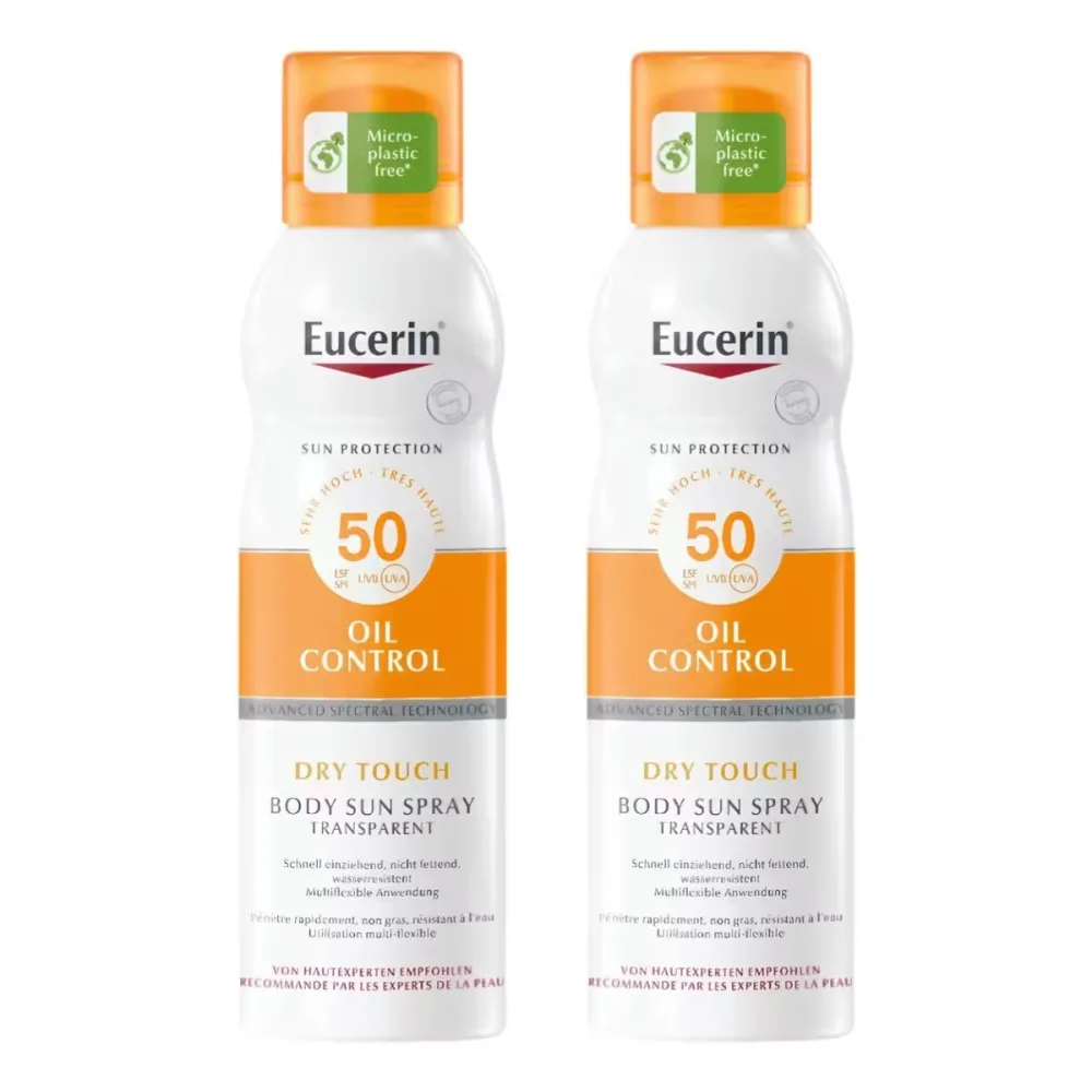 Eucerin Sun Body Spray Oil Control LSF 50 2x 200 ml